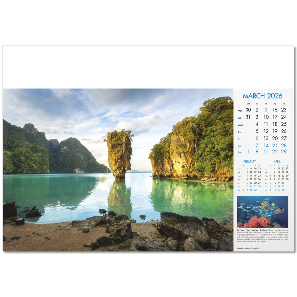 Blue Planet Wall Calendar