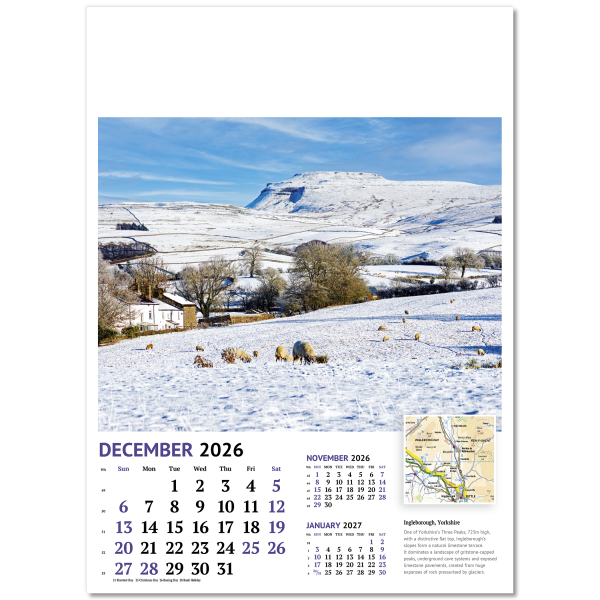 Britain in Pictures Wall Calendar