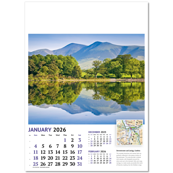 Britain in Pictures Wall Calendar