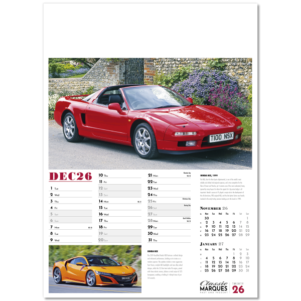 Collector's Cars Wall Calendar