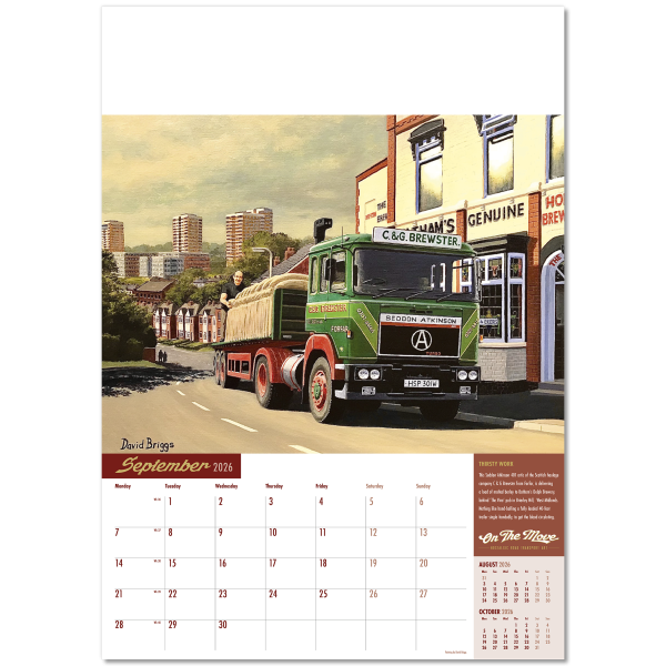 On the Move Wall Calendar