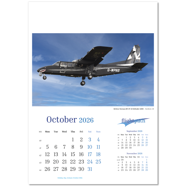 Flightpath Wall Calendar