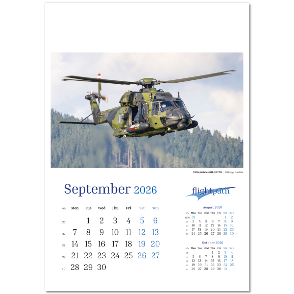 Flightpath Wall Calendar