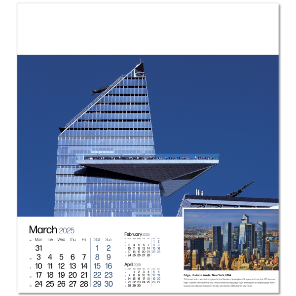 Megastructures Wall Calendar