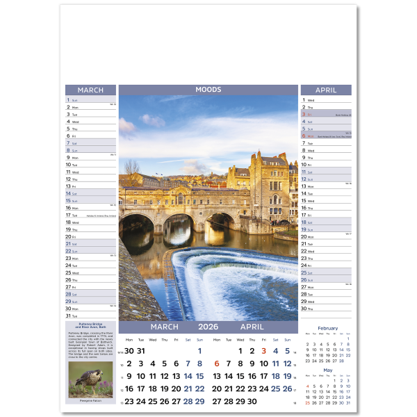 Moods Wall Calendar