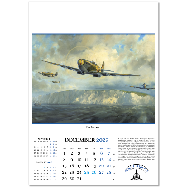 Reach for the Sky Wall Calendar