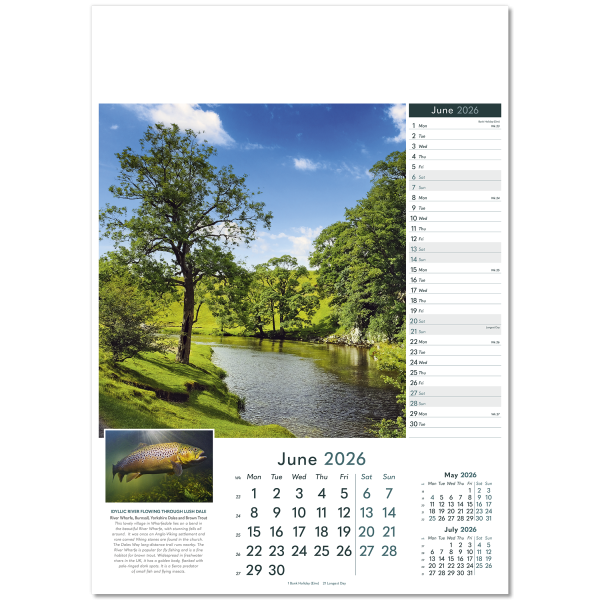 Wonders of Nature Wall Calendar