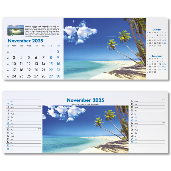 Blue Planet Desk Calendar