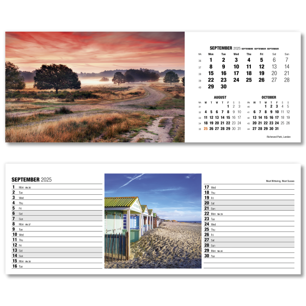 Britain in View Desk Calendar