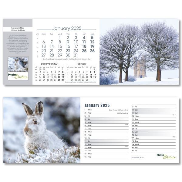 Photo Britain Desk Calendar