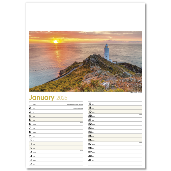 Aspects Wall Calendar - 13 Leaf