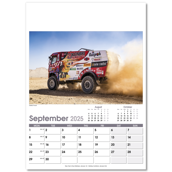 On the Move Wall Calendar - 13 Leaf